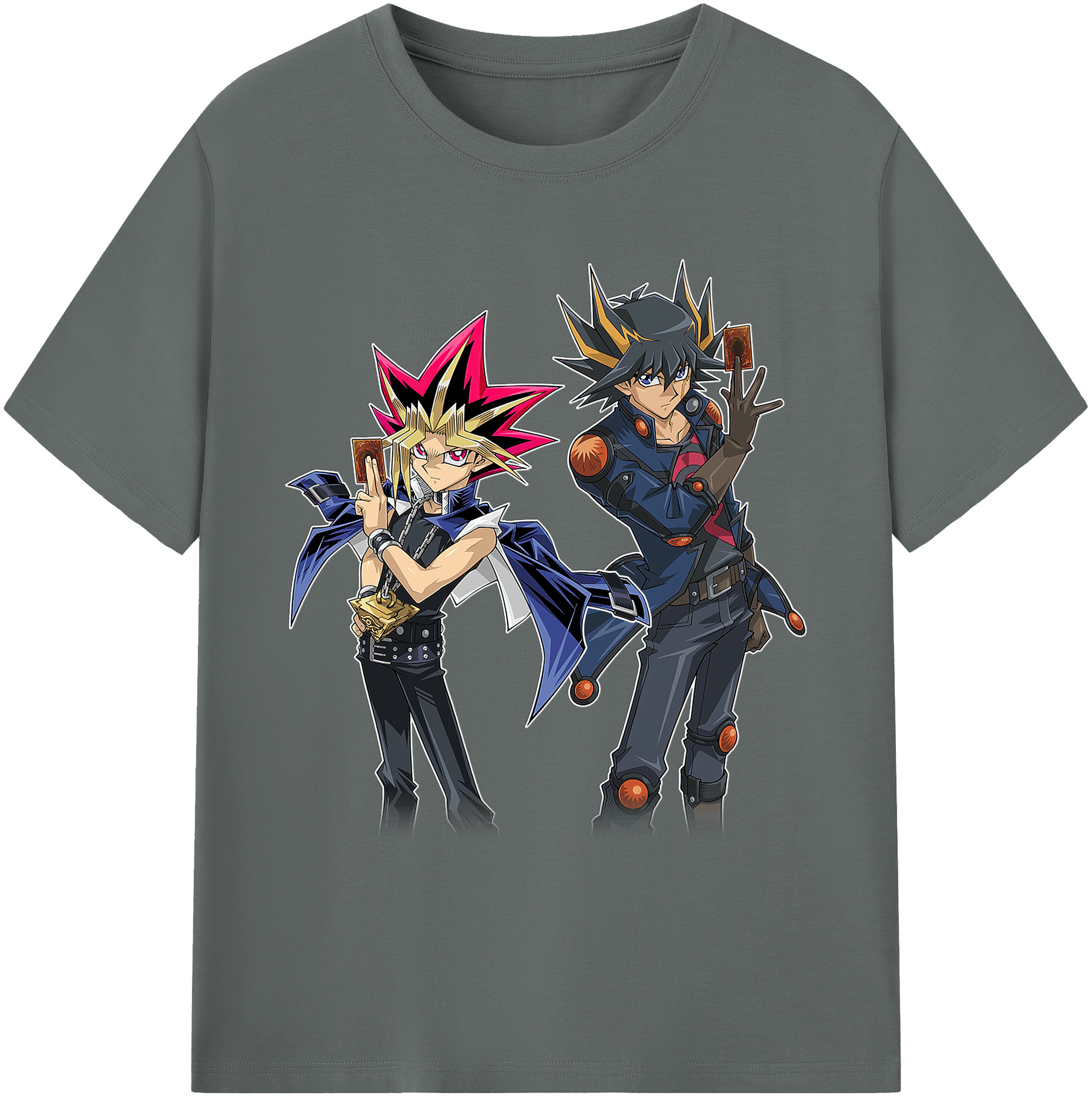 （画像用） 遊☆戯☆王 Yu-Gi-Oh! 綿100％ メンズ半袖Tシャツ｜肌触りやわらか＆通気性